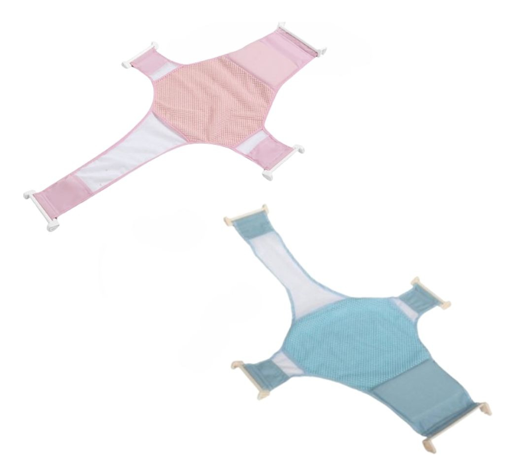 SET 2 ALMOHADILLA MALLA BAÑO ERGONOMICO SOPORTE BEBE LAU - 6
