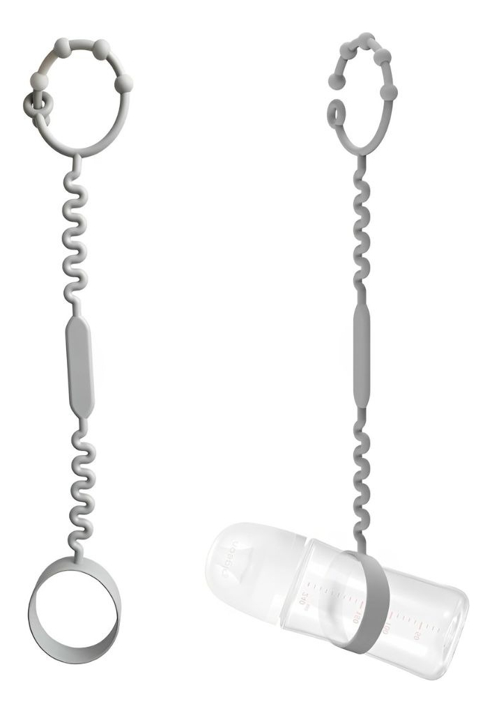 SET 3 CADENA SUJETADORA PORTAMAMADERA JUGUETE VASOS BEBE LAU - 6
