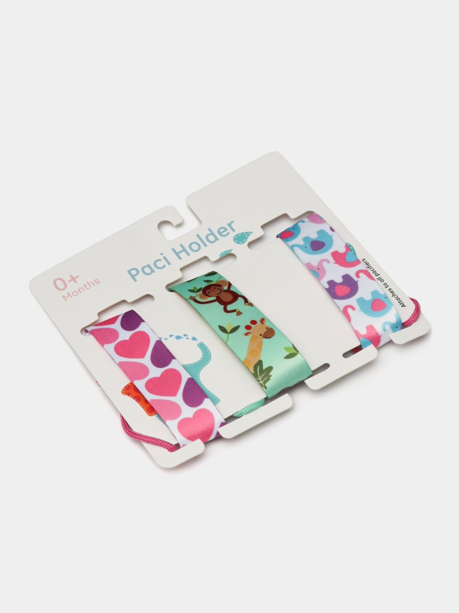 SET 3 JUEGOS CON 3 CLIPS DE TELA PARA CHUPETES BEBE LAU - 1