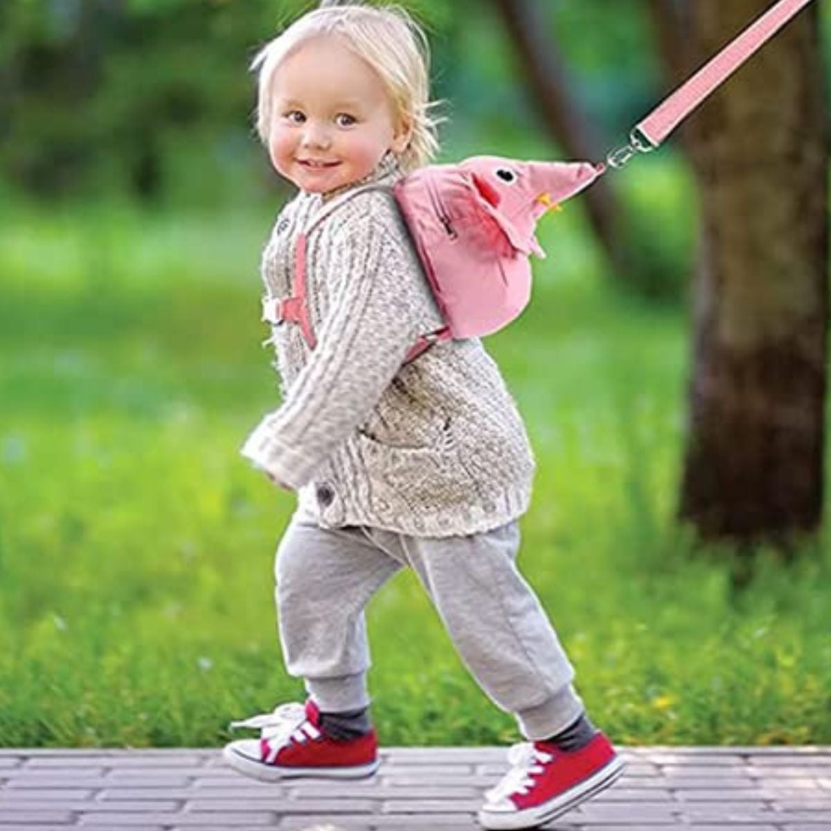 MOCHILA PARA BEBES FORMA ELEFANTE CON ARNES PASEO LAU - 2