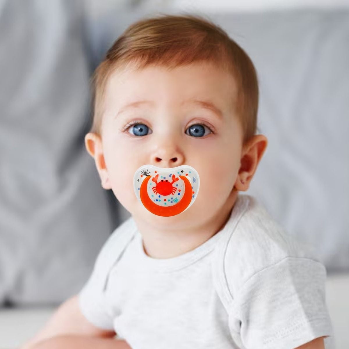 SET 6 CHUPETE ANATOMICO 0-6 M SEGURO COMODO BEBE LAU - 7