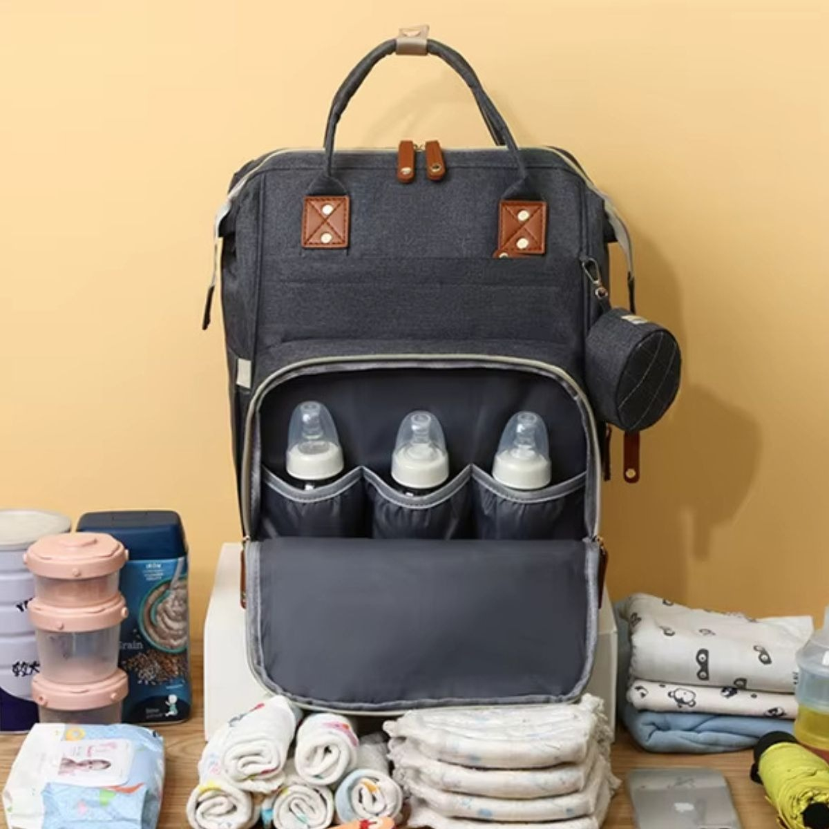 MOCHILA IMPERMEABLE MULTIFUNCIONAL CAMBIADOR BEBE LAU - 3