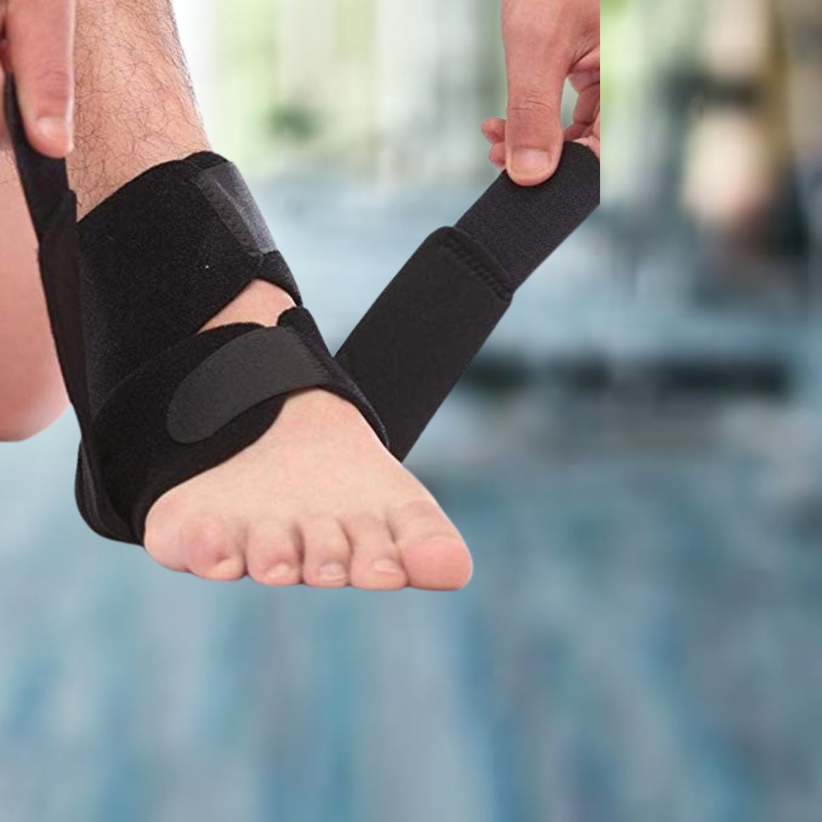 SET 3 TOBILLERA DE COMPRESION NEOPRENO AJUSTABLE LAU - 10