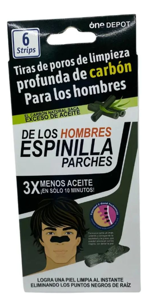 SET 3 MASCARILLAS CARBON TIRAS FACIAL LIMPIEZA PROFUNDA LAU - 1