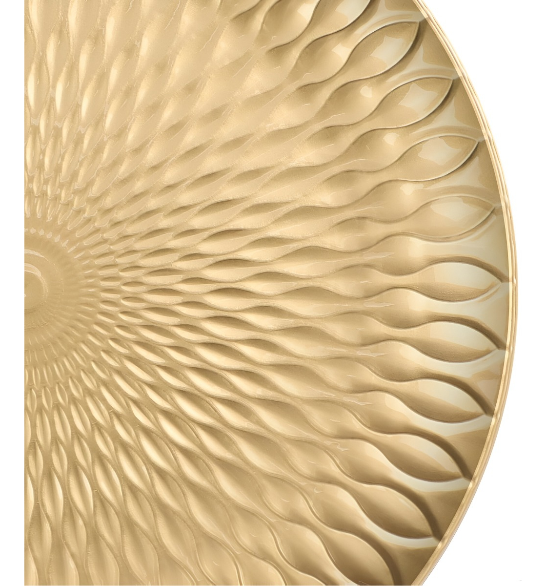 SET 2 PLATO BASE MESA ELEGANTE DECORATIVO 30CM JHN - 3