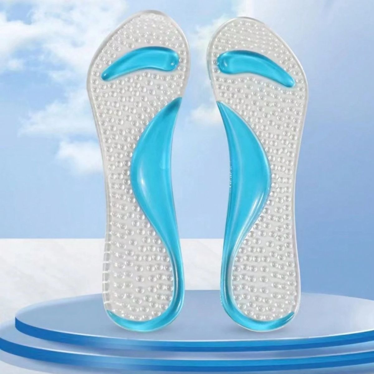 SET 3 PLANTILLAS ORTOPEDICAS GEL ALIVIO FASCITIS PLANTAR LAU - 8