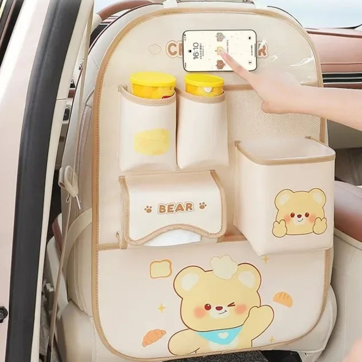 ORGANIZADOR PARA RESPALDO DE ASIENTO TRASERO BOLSILLOS LAU - 4