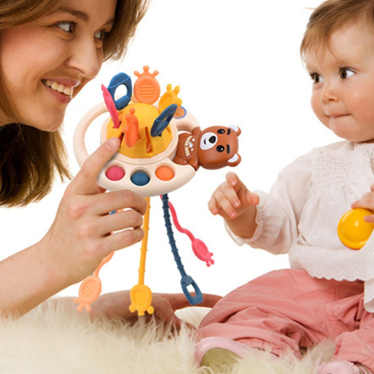 JUGUETE SENSORIAL MONTESSORI 4EN1 MULTIUSO PARA BEBE LAU - 2