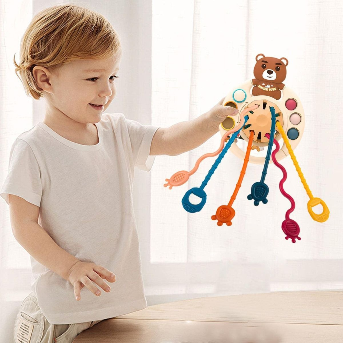 JUGUETE SENSORIAL MONTESSORI 4EN1 MULTIUSO PARA BEBE LAU - 9