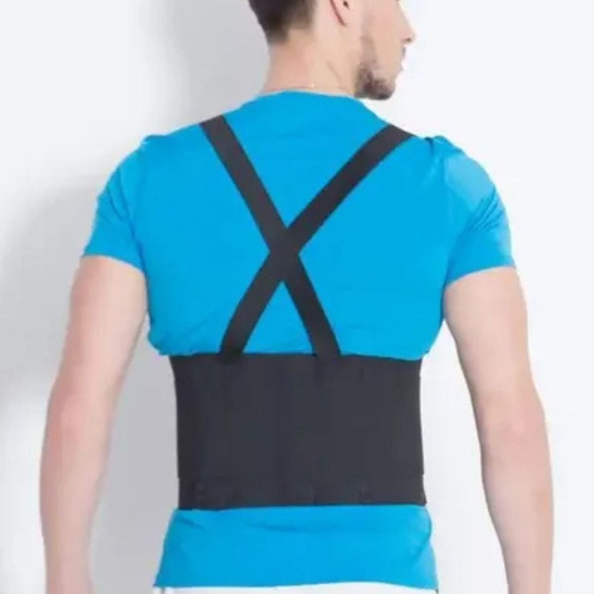 FAJA CINTURON SOPORTE LUMBAR CON TIRANTES AJUSTABLE LAU - 6