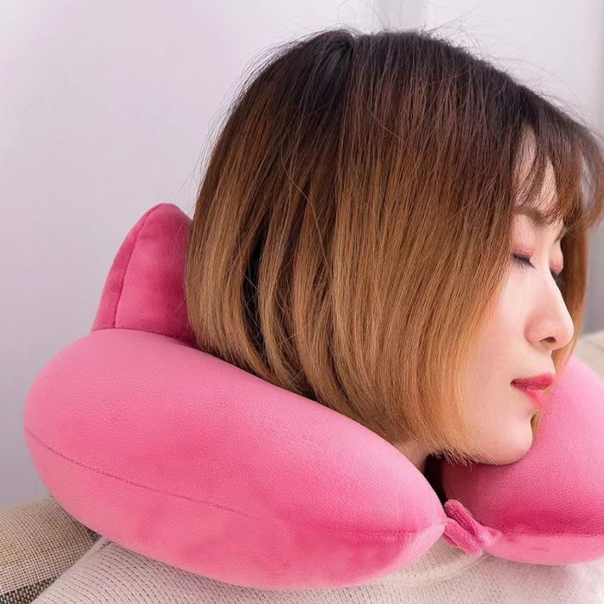 SET 2 ALMOHADAS COJIN PARA CERVICAL ERGONOMICO CONFORT LAU - 9