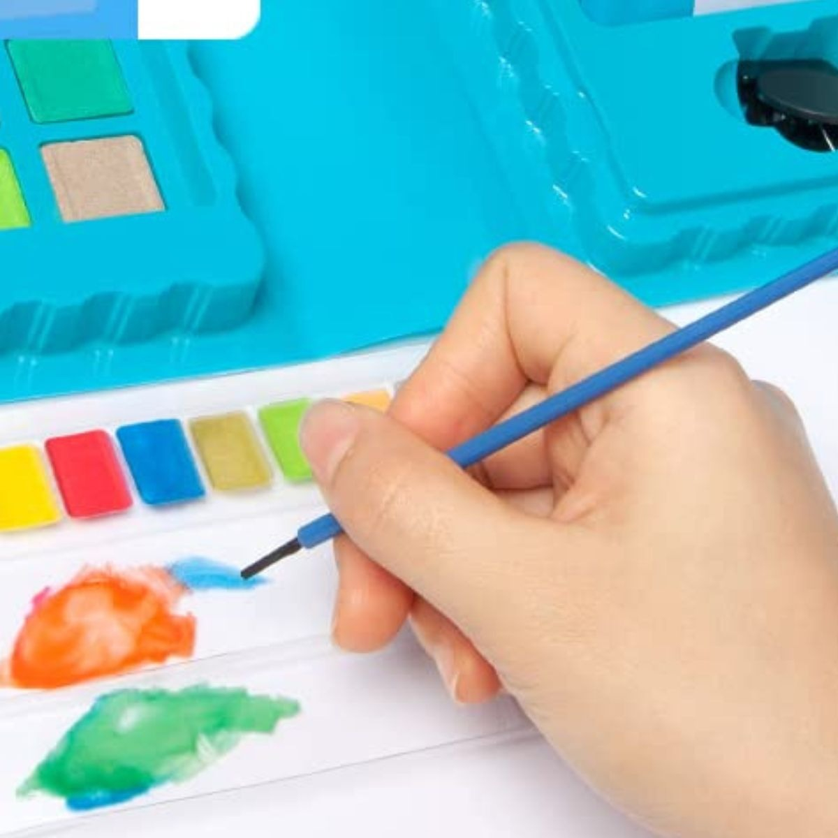 SET DE CRAYONES 208 PIEZAS ARTE ACUARELA COLORES NIÑOS LAU - 3