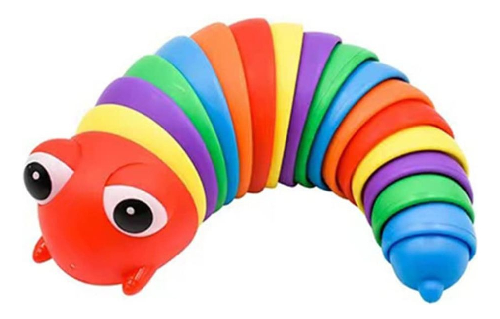 JUGUETE DE BABOSA COLORIDO ANTIESTRES SENSORIAL 3D LAU - 1