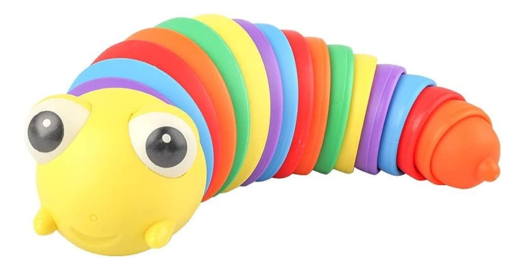 JUGUETE DE BABOSA COLORIDO ANTIESTRES SENSORIAL 3D LAU - 5