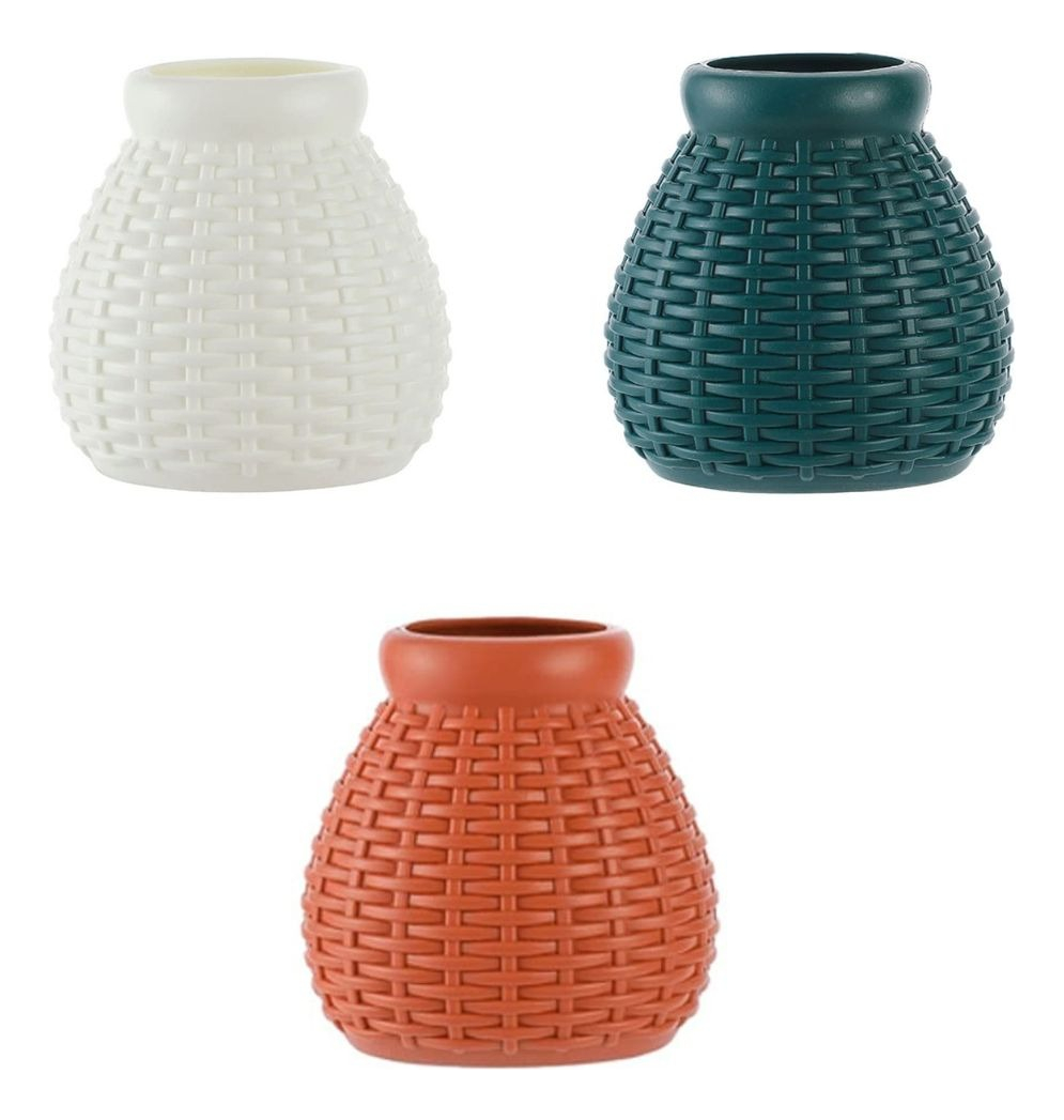 SET 8 FLOREROS DECORATIVO ESTILO NORDICO MODERNO HOGAR LAU - 8
