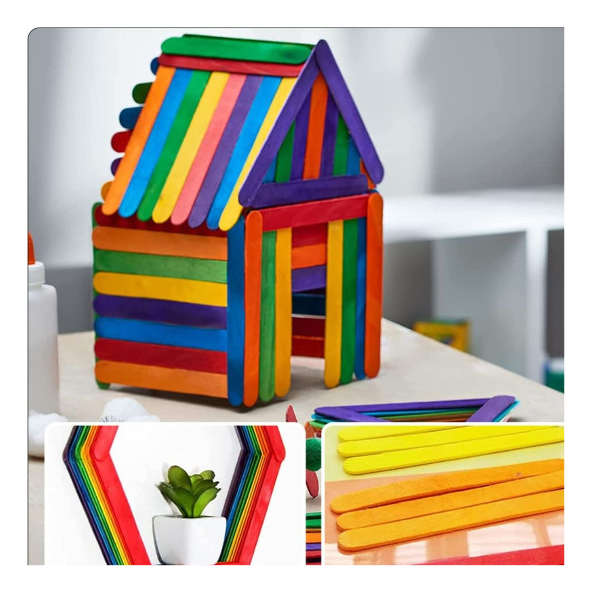SET 8 PACK PALETAS DE COLORES DEPILACION ACTIVIDADES LAU - 4