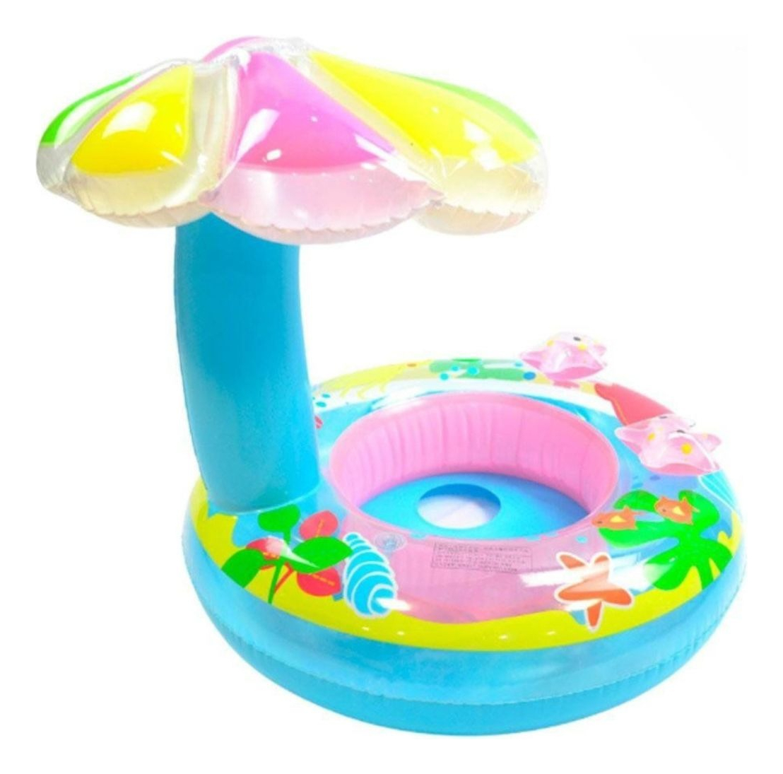 FLOTADOR INFLABLE FORMA DE HONGO PARA BEBE VERANO LAU - 1