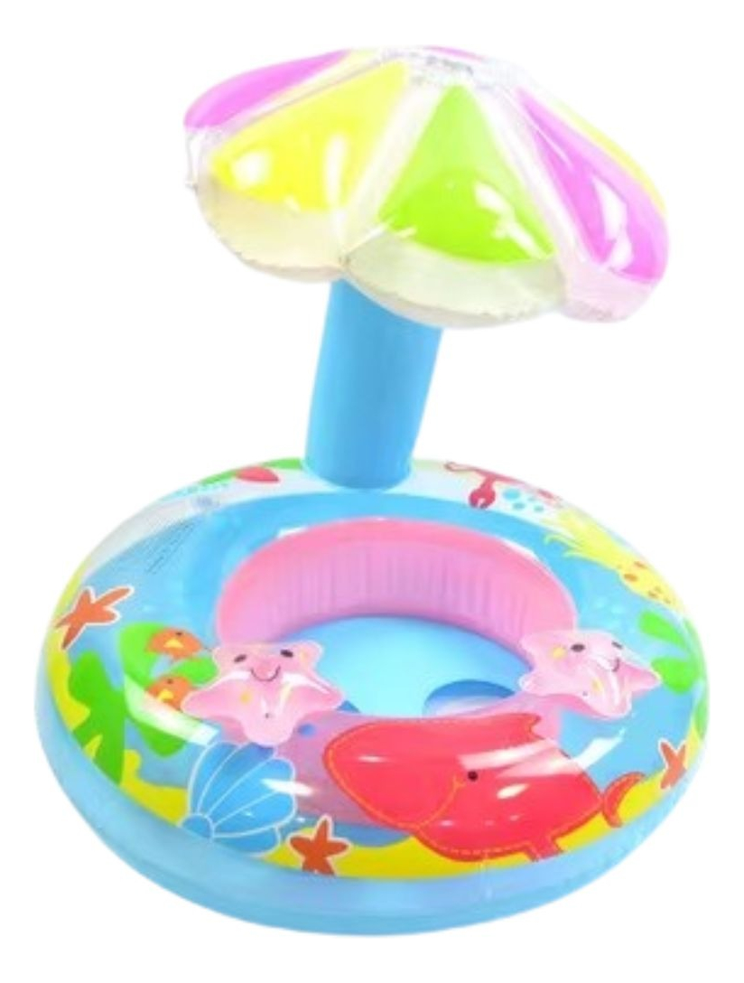 FLOTADOR INFLABLE FORMA DE HONGO PARA BEBE VERANO LAU - 6
