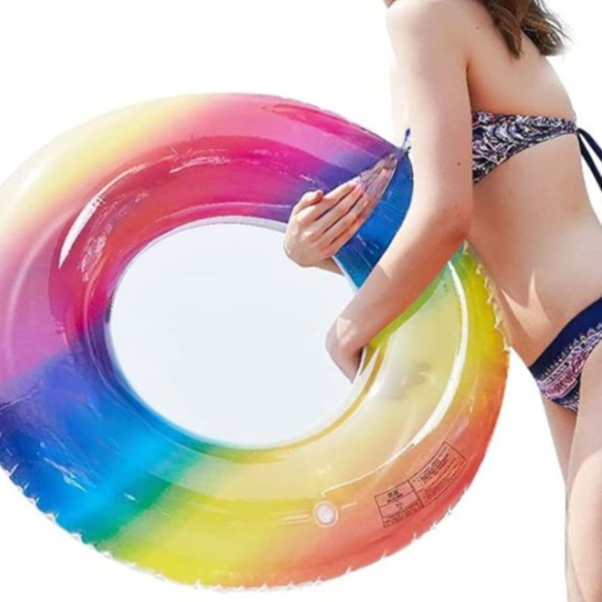 SET 2 FLOTADOR INFLABLE MULTICOLOR 90 CM DIVERTIDO LAU - 6