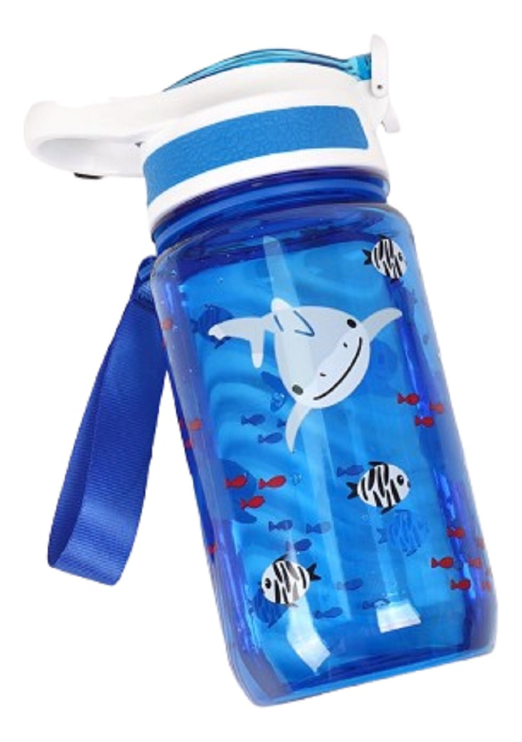 BOTELLA DE AGUA CON PAJITA DEPORTE INFANTIL NIÑOS LAU - 1