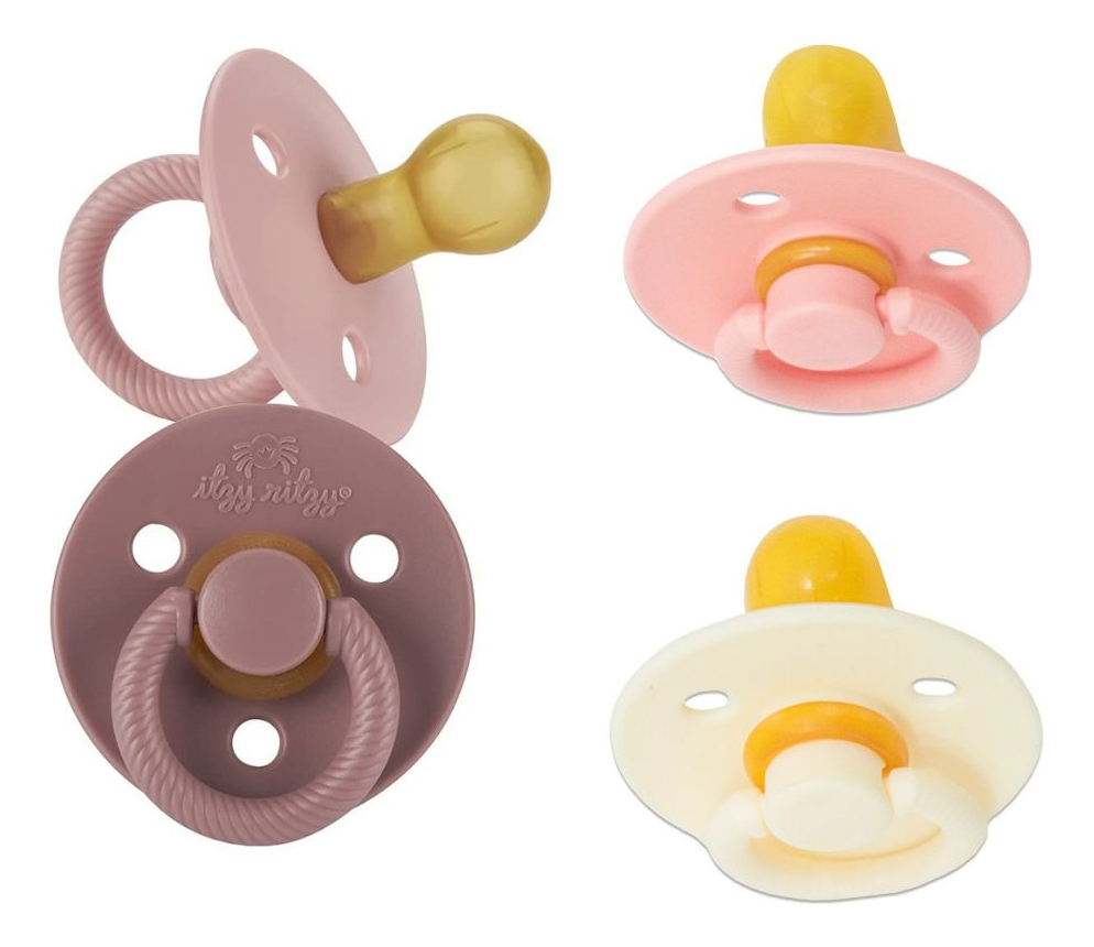 SET 2 CHUPETE GOMA NATURAL COMODO SUAVE PARA BEBE LAU - 7