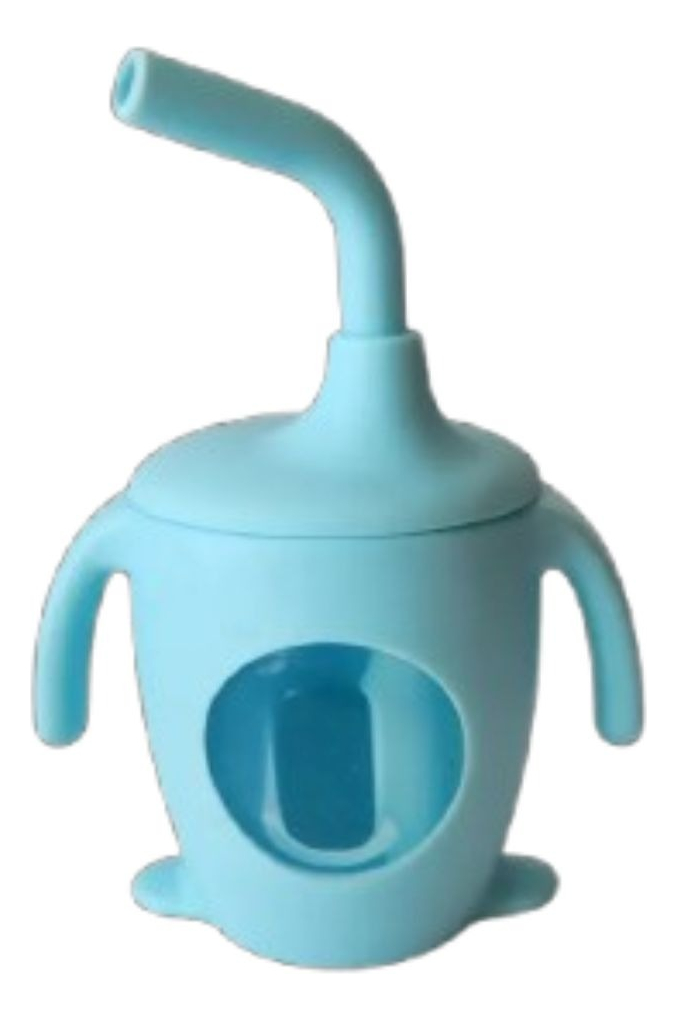 SET 2 VASOS DE INICIACION APRENDIZAJE CON BOQUILLA BEBE LAU - 1