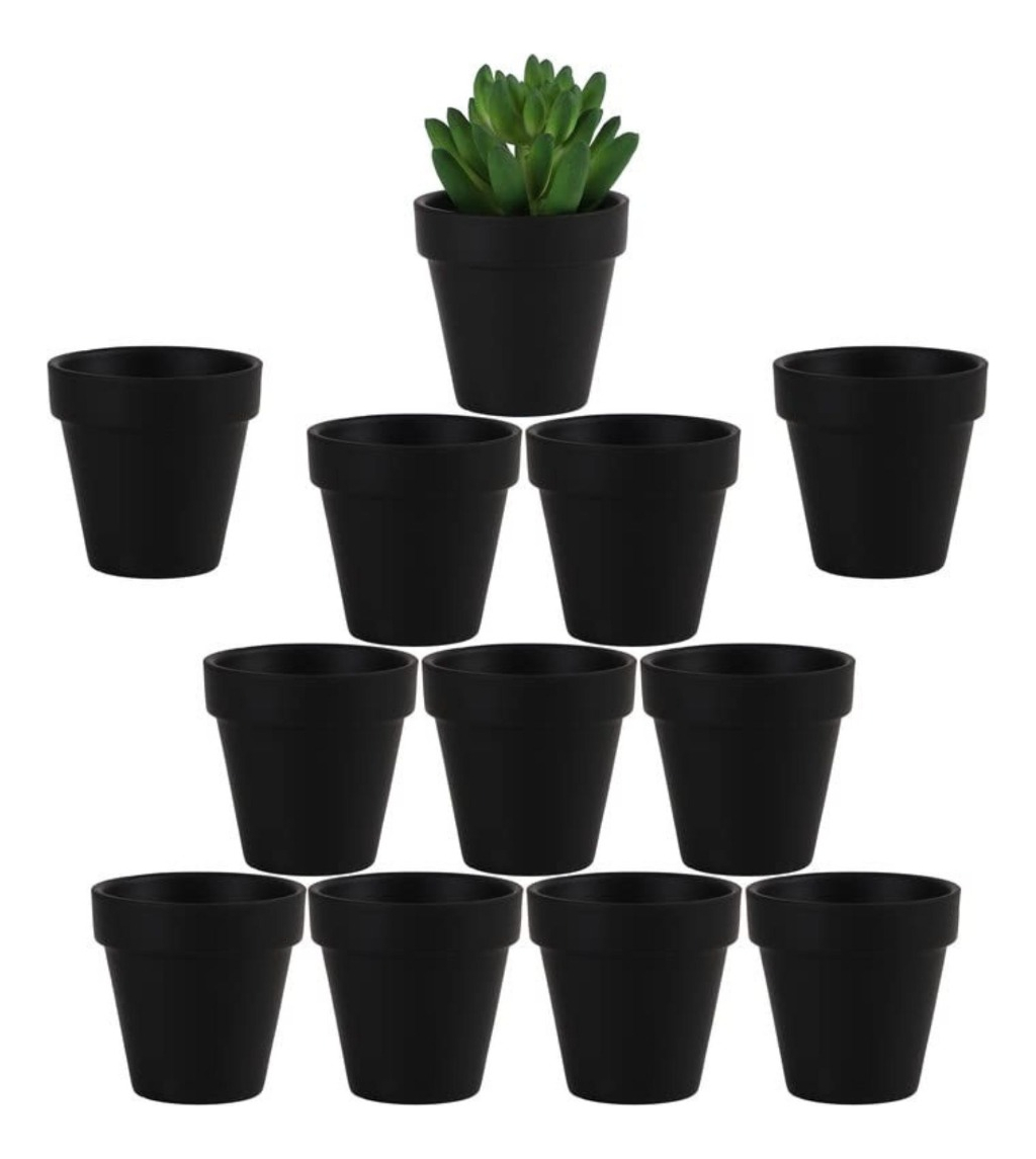 SET 6 MACETERO MINI SUCULENTAS JARDINERÍA CULTIVO JHN - 3
