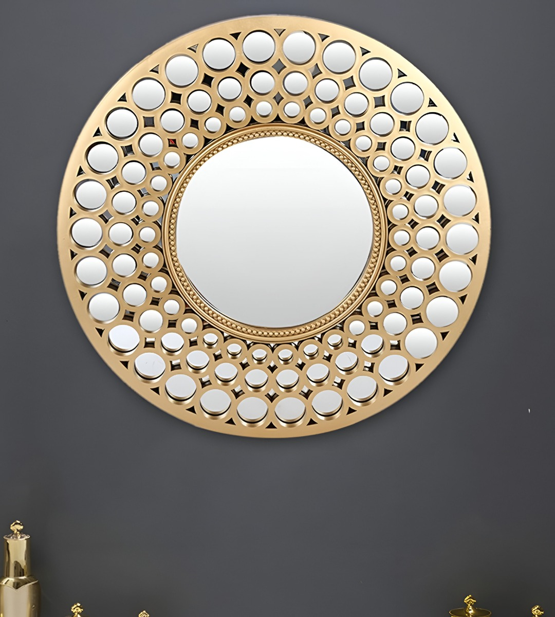 ESPEJO PARED DECORATIVO CIRCULAR MODERNO MINIMALISTA JHN - 2