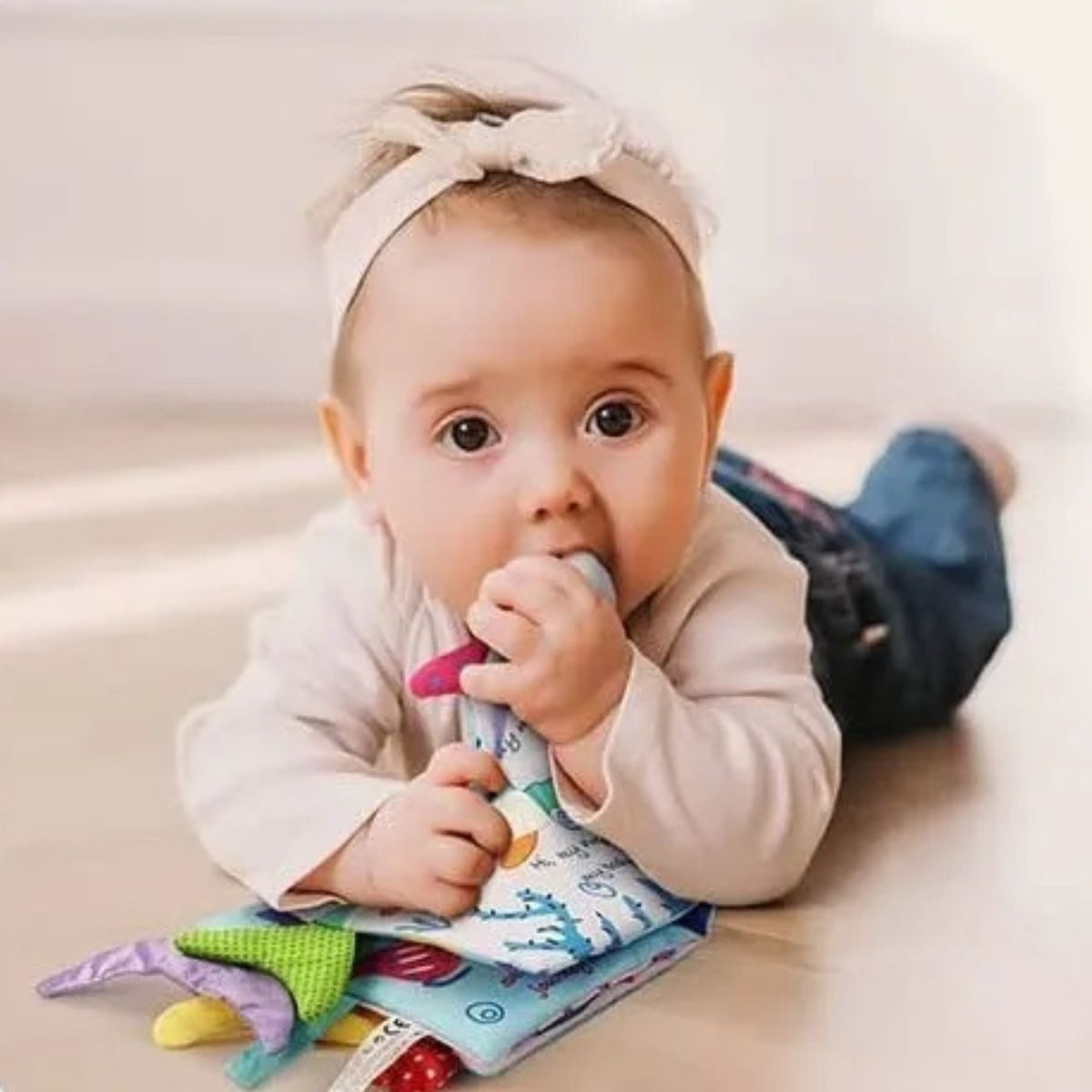 JUGUETE LIBRO DE TELA APRENDIZAJE INTERATIVO BEBE LAU - 7