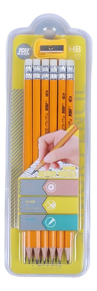 SET 3 LAPIZ DISEÑO ERGONOMICO ESCRITURA ESCOLAR JHN - 3