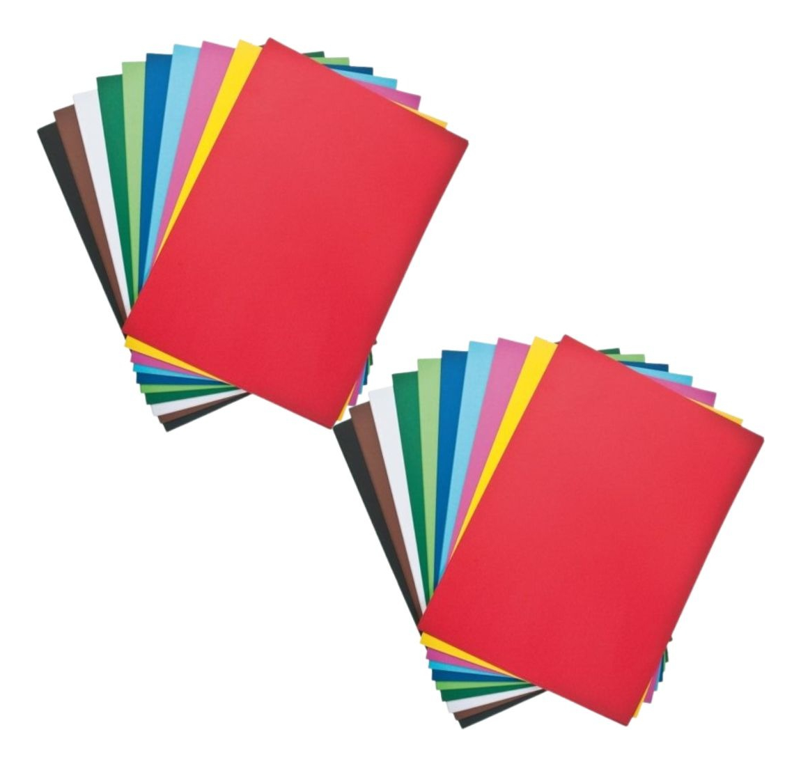 SET 2 CARTULINA ESCOLAR SURTIDA MANUALIDADES EDUCATIVO JHN - 3