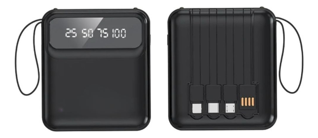 CARGADOR PORTATIL PANTALLA DIGITAL INTEGRADO PRACTICO JHN - 3