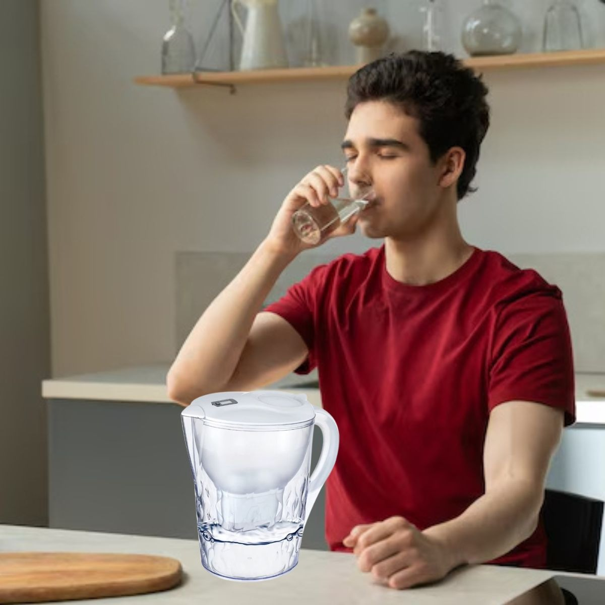 JARRA DE AGUA 3,5 L PURIFICA FILTRA MODERNA  COCINA LAU - 2