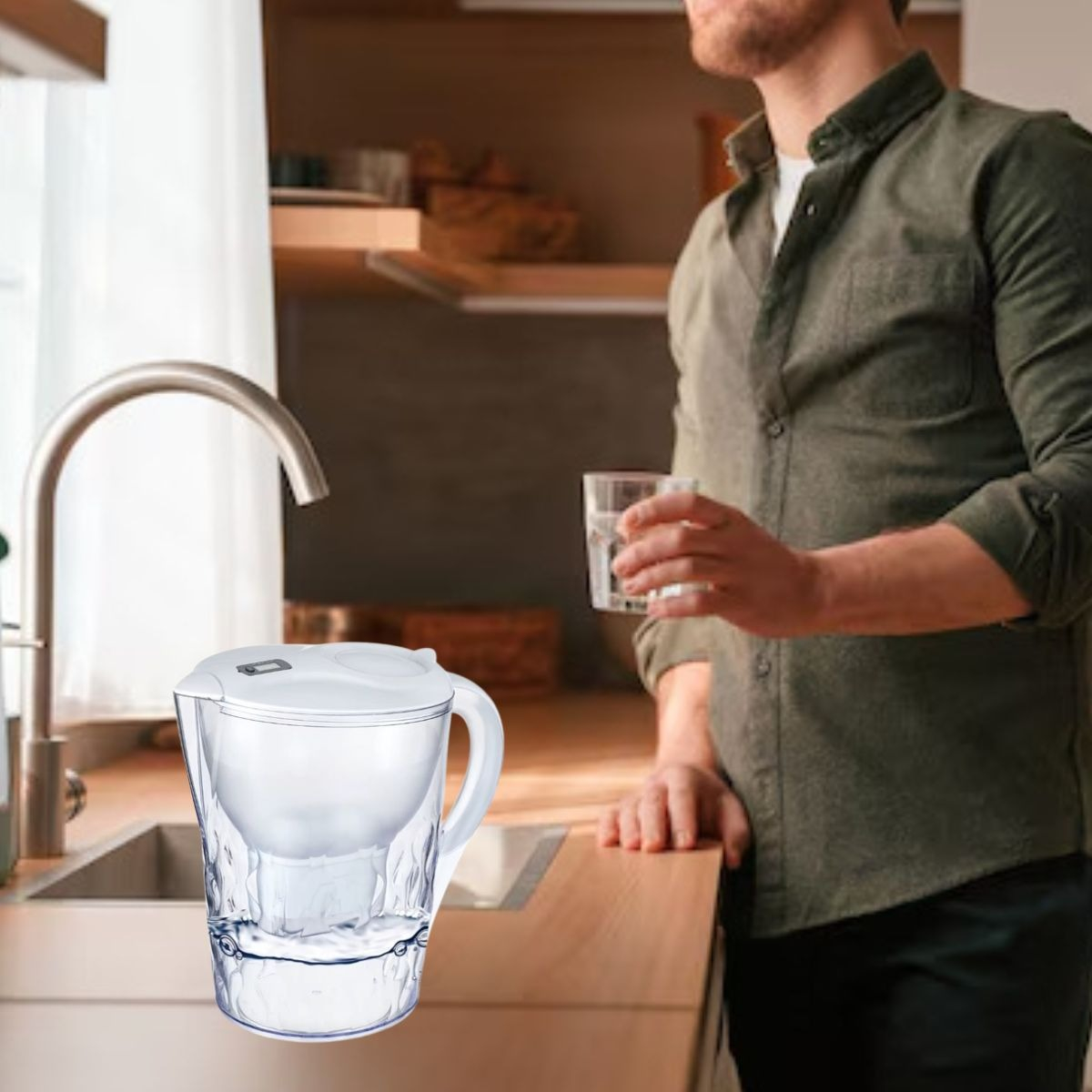JARRA DE AGUA 3,5 L PURIFICA FILTRA MODERNA  COCINA LAU - 5