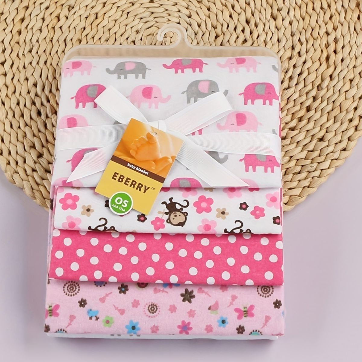 SET MANTAS PAÑALES DE TELA TUTOS TELA ESTAMPADOS BEBE LAU - 7