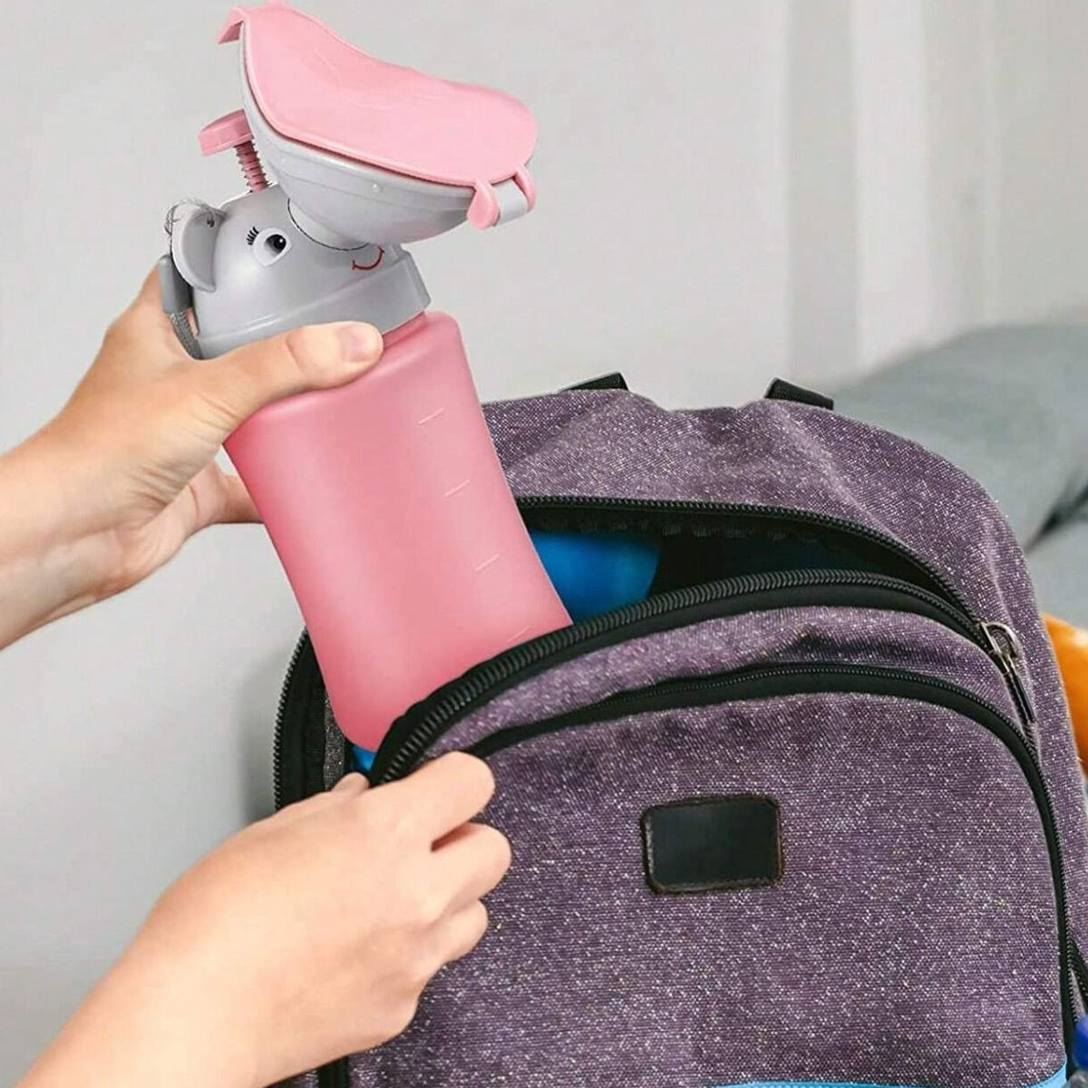 SET 2 ORINAL PORTATIL INFANTIL REUTILIZABLE VIAJE BEBE LAU - 2