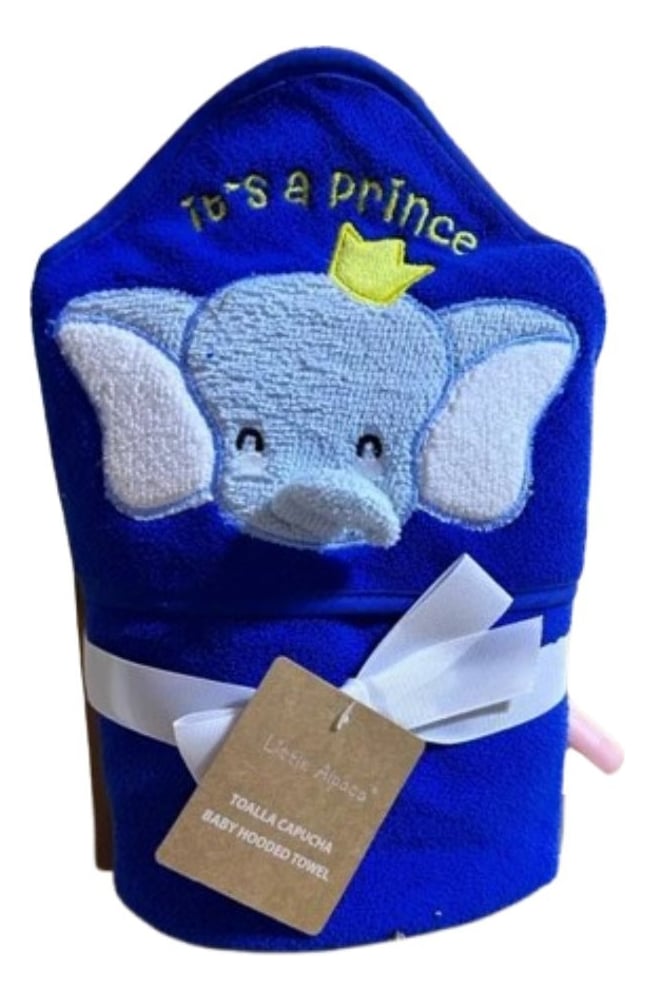 TOALLA DE BAÑO IINFANTIL + CAPUCHA SUAVE ABSORBENTE BEBE LAU - 1