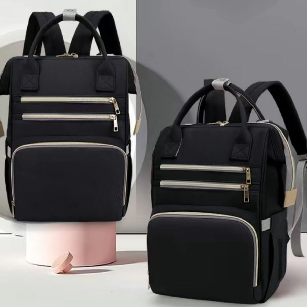 MOCHILA PAÑALERA INFANTIL MULTIUSOS VIAJE MAMA BEBE LAU - 2