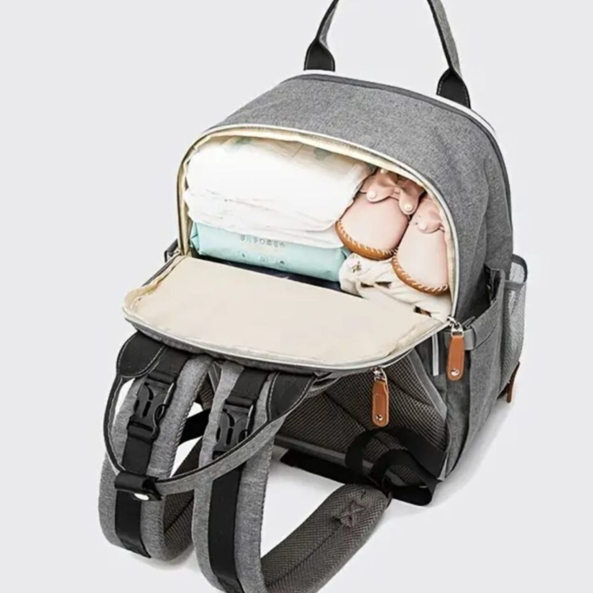 MOCHILA PAÑELERA MULTIFUNCIONAL MATERNIDAD BEBE LAU - 3