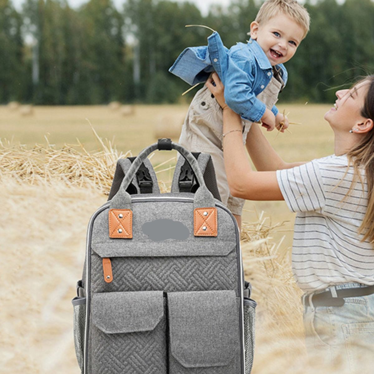MOCHILA PAÑELERA MULTIFUNCIONAL MATERNIDAD BEBE LAU - 10