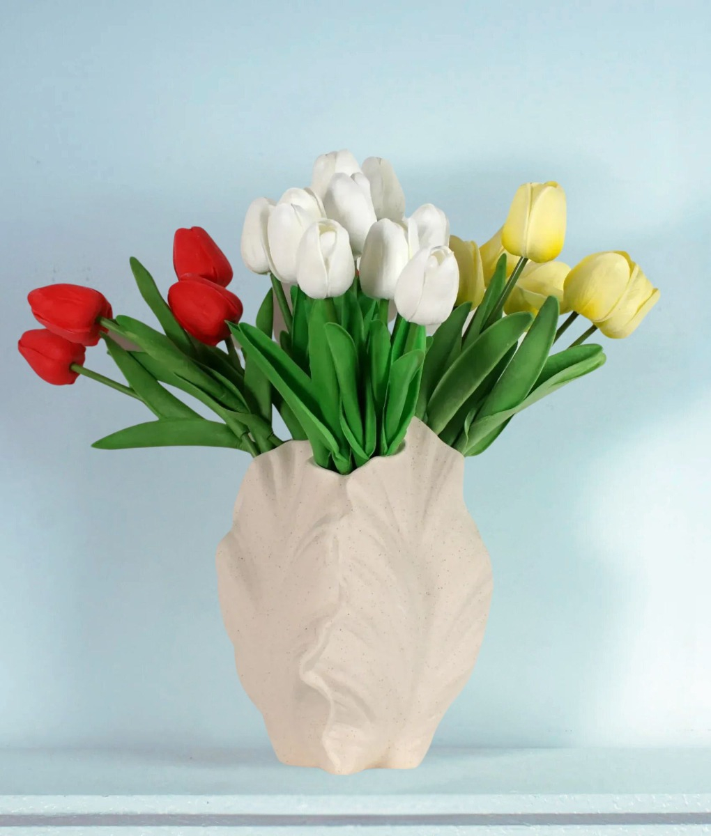 FLORERO DECORATIVO ABSTRACTO ELEGANCIA MINIMALISTA JHN - 2