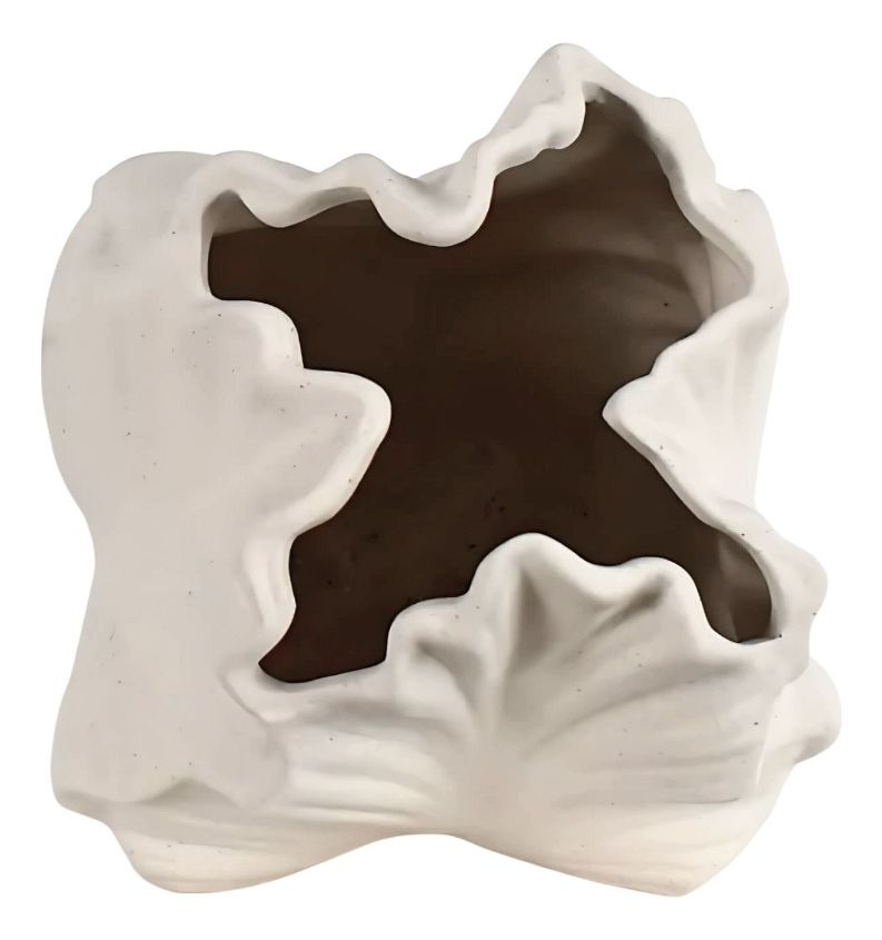 FLORERO DECORATIVO ABSTRACTO ELEGANCIA MINIMALISTA JHN - 3