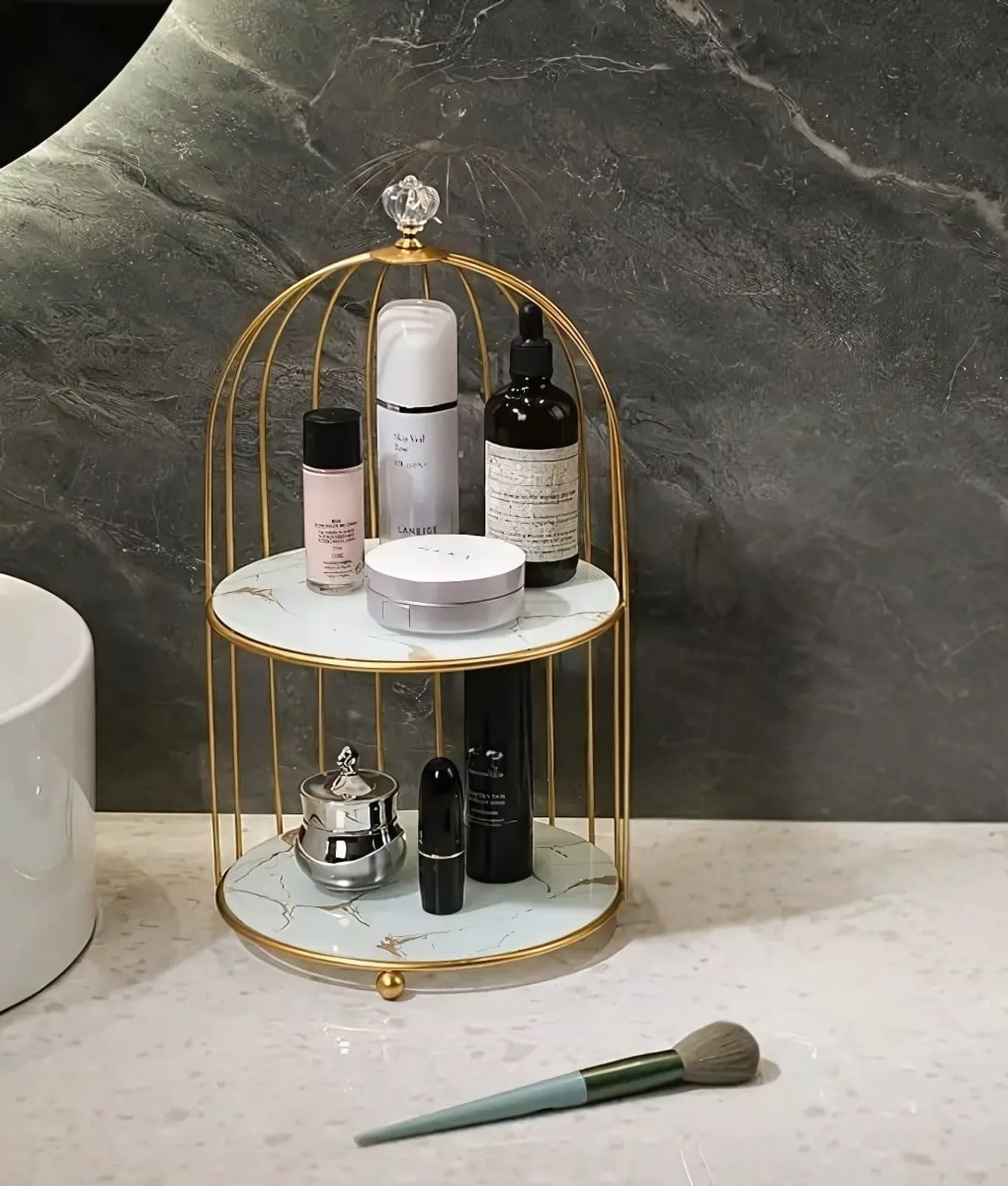 ORGANIZADOR JOYAS MULTIFUNCIONAL MAQUILLAJE JAULA JHN - 7