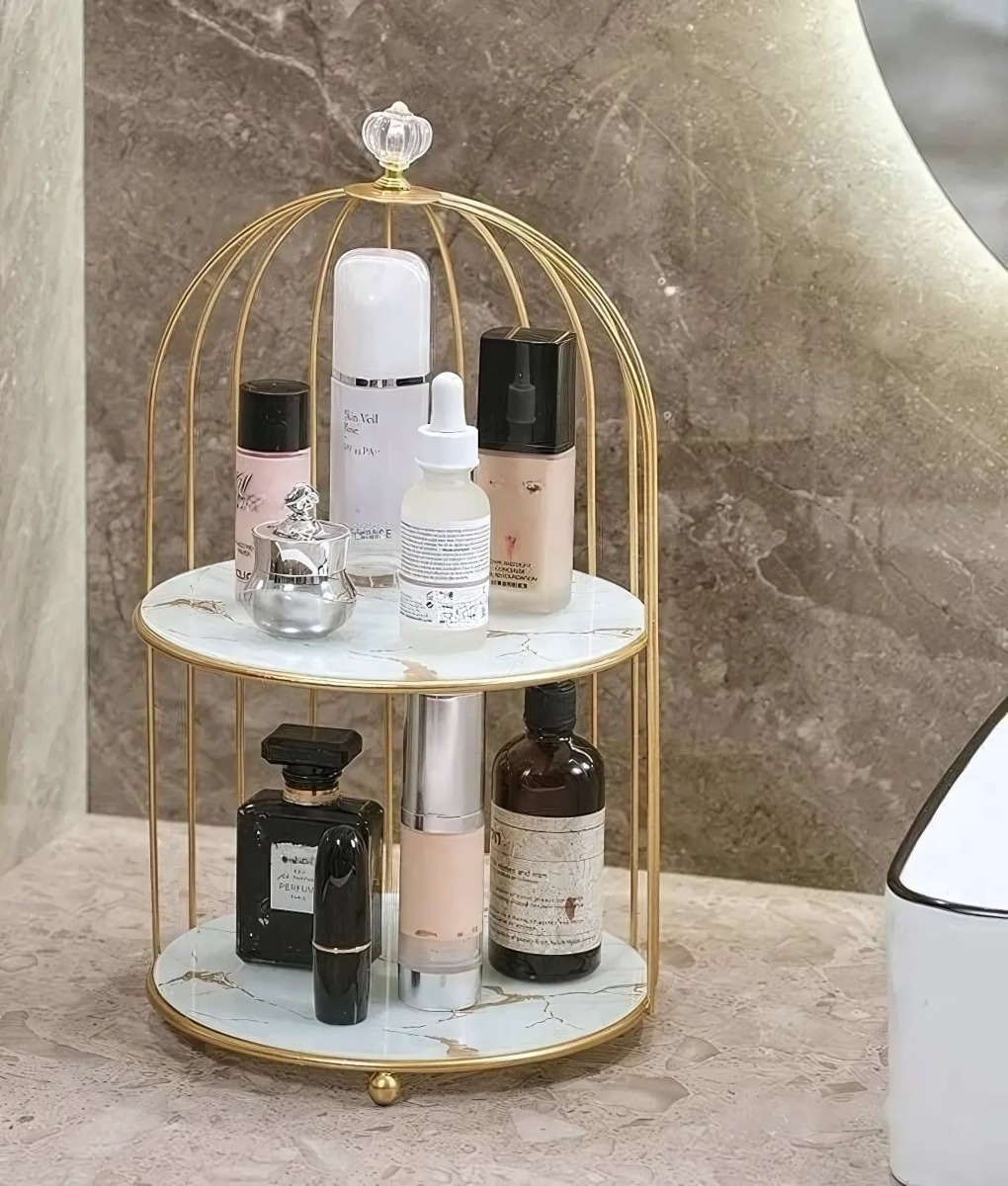ORGANIZADOR JOYAS MULTIFUNCIONAL MAQUILLAJE JAULA JHN - 8