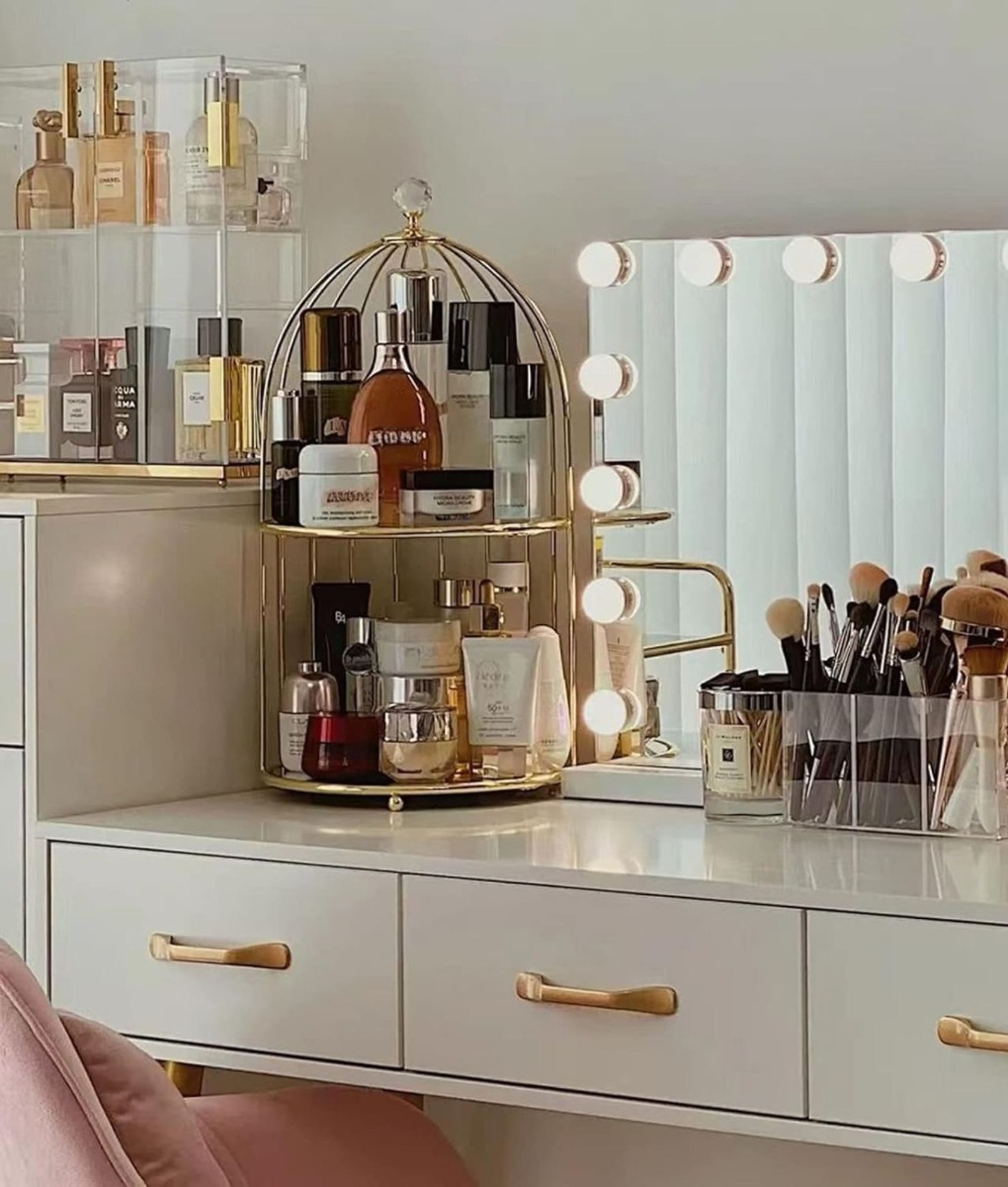 ORGANIZADOR JOYAS MULTIFUNCIONAL MAQUILLAJE JAULA JHN - 10