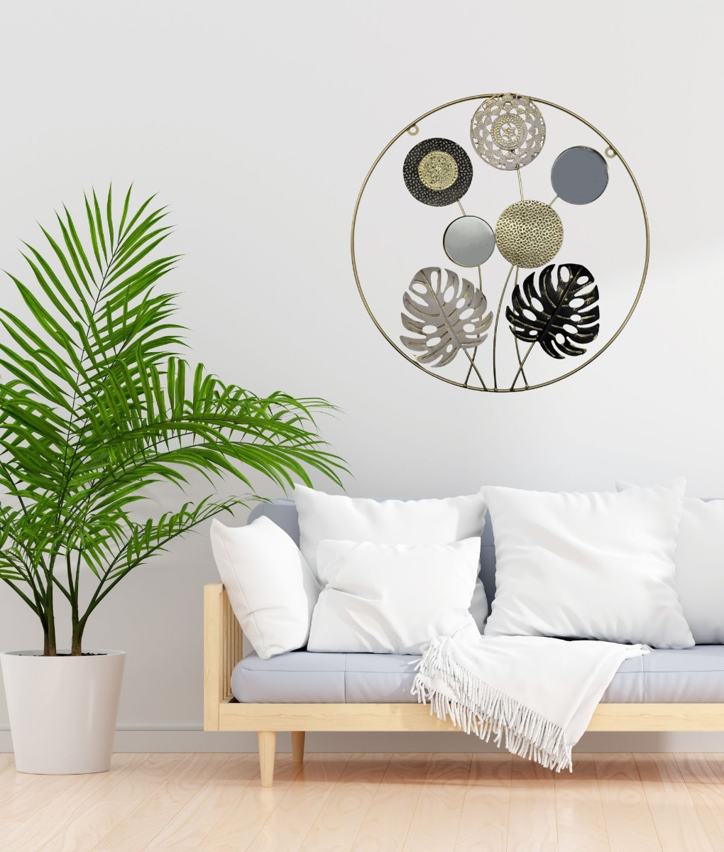 CUADRO DECORATIVO PARED ADORNO FLORES CREATIVO ESCULTURA JHN - 9