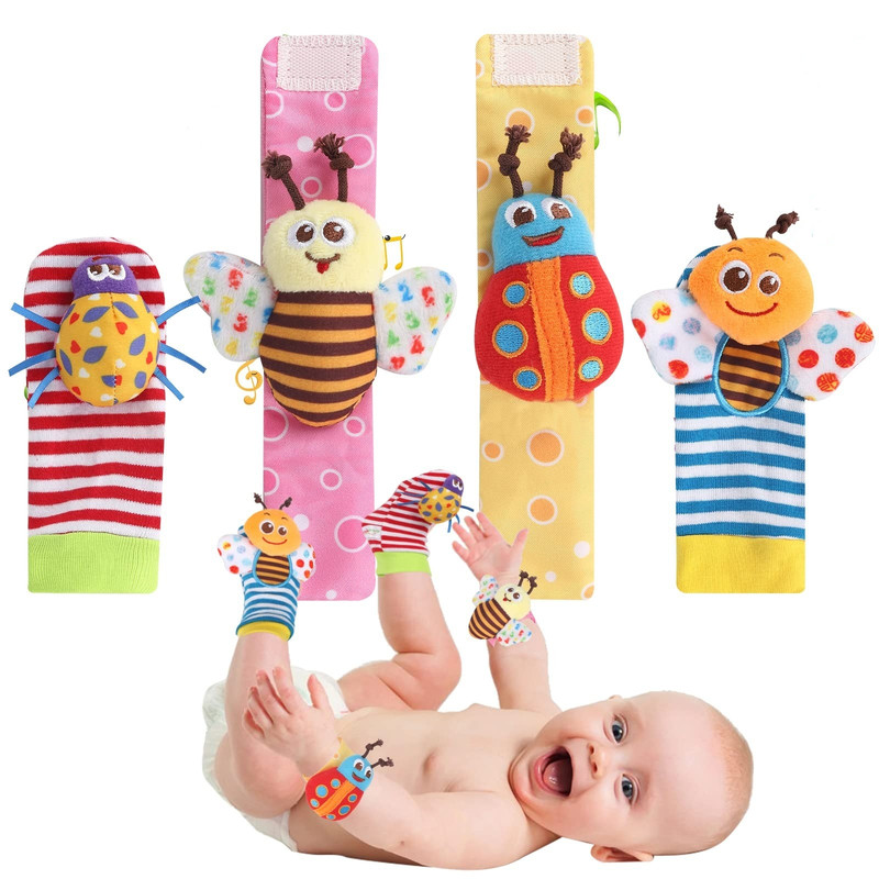 JUGUETE PARA BEBE DIVERTIDO BUSCADOR MANO Y PIE SONAJERO LAU - 5