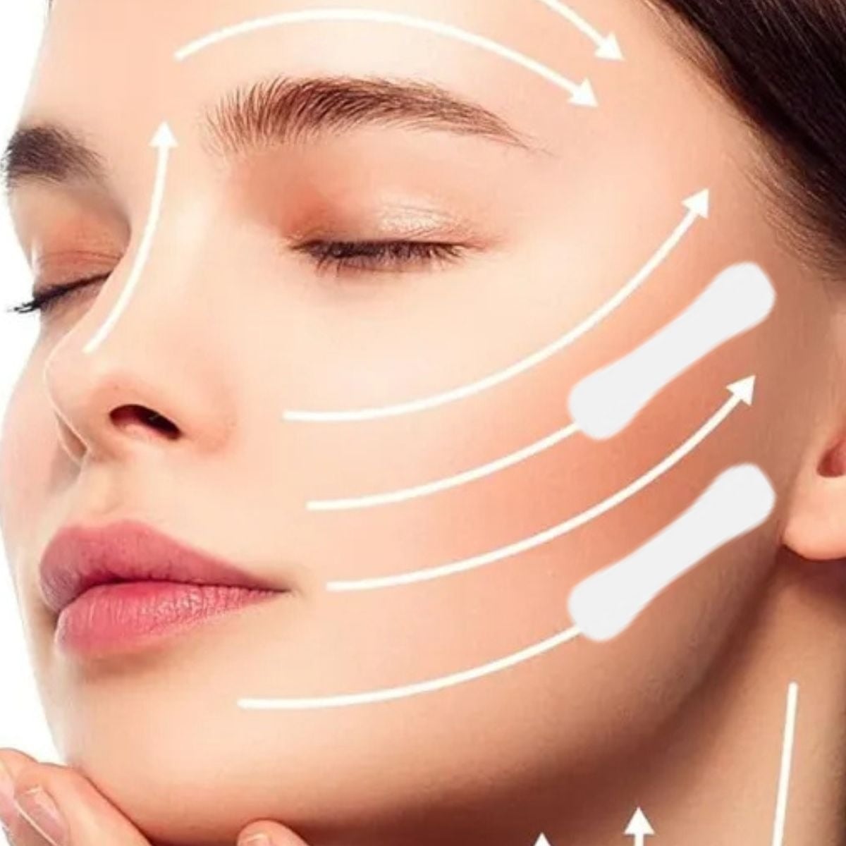 SET 8 PACK PARCHES ESTIRAMIENTO FACIAL INVISIBLE LAU - 3