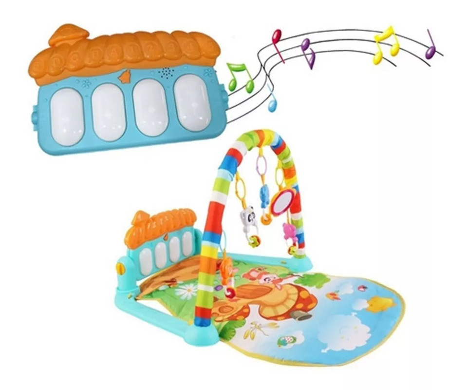CENTRO ACTIVIDADES GIMNASIO MUSICAL PIANO JUGUETE BEBE LAU - 8