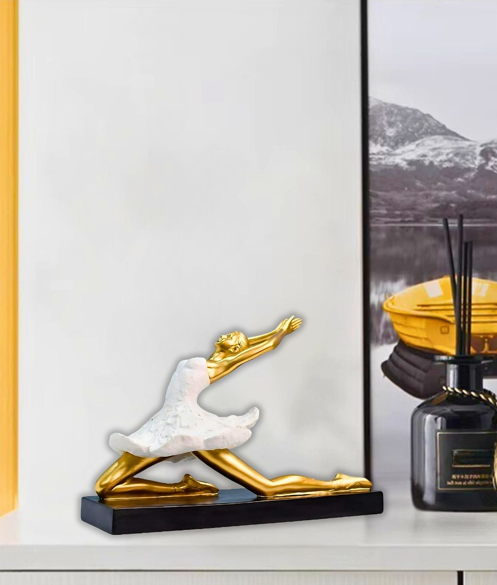 FIGURA DECORATIVA ESTATUA BAILARINA BALLET ADORNO HOGAR JHN - 7